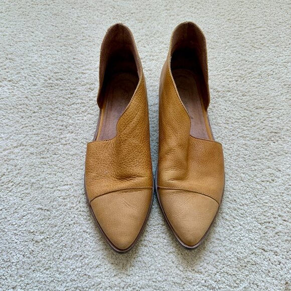 Free People Royale Flat Bootie in Camel Size 8 - Picture 3 of 8